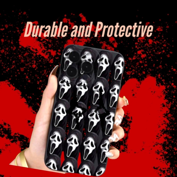 NWT!! GHOSTFACE FROM THE ICONIC HORROR FILM SCREAM IPHONE CASE !! - Picture 2 of 14